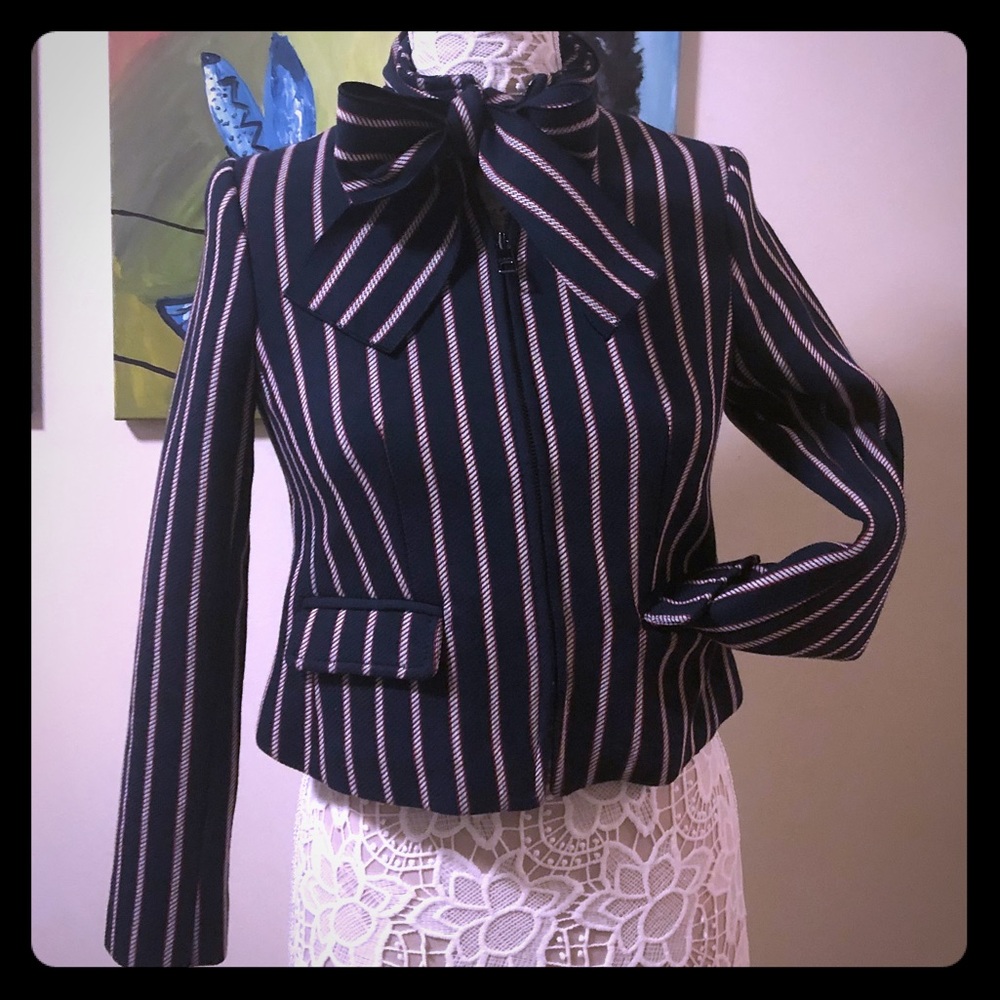 Vertical Striped BR Coat